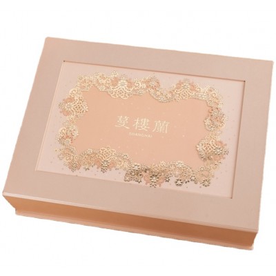 WISHMADE Factory Price Blush Color Luxury Magnetic Cardboard Gift Packaging Box