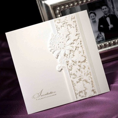 High quality Tri-Fold 2017 latest wedding card designs