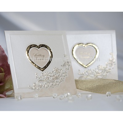 High quality Tri-Fold wedding invitation card printing